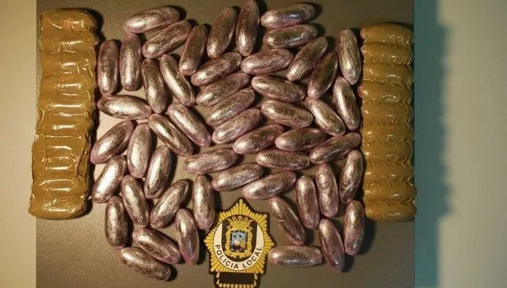 Se encontr&oacute; una bolsa de pl&aacute;stico con 71 bellotas de hach&iacute;s.