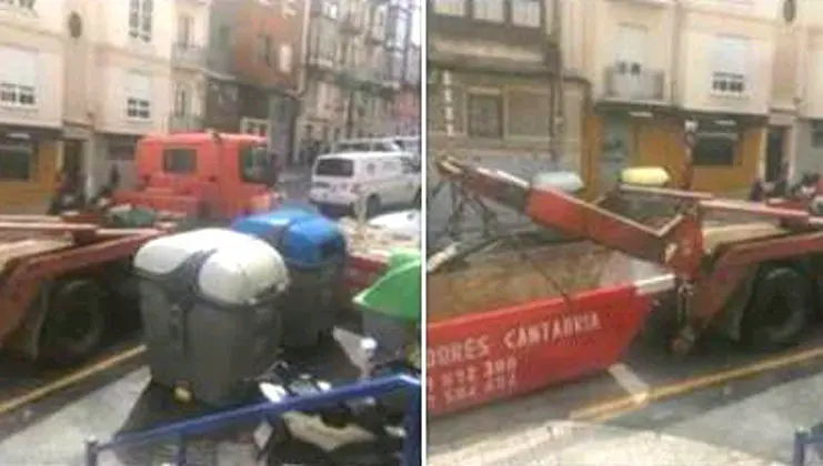 Im&aacute;genes del Facebook de la empresa constructora sobre la obra en el local del n&uacute;mero 57 de la calle del Sol