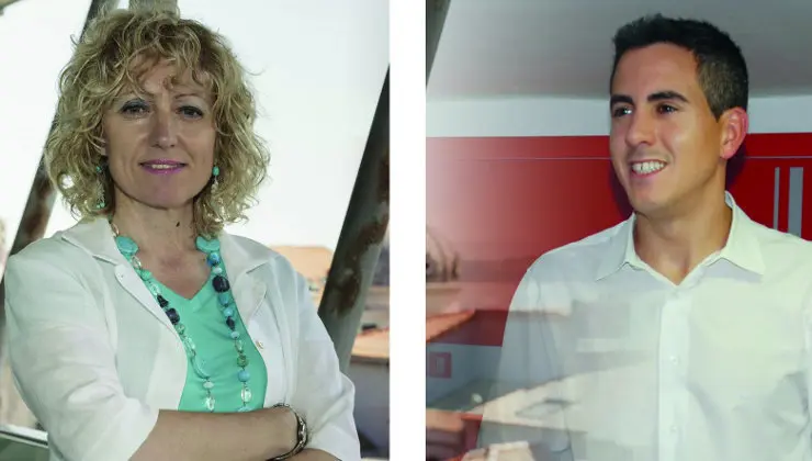 Eva D&iacute;az Tezanos y Pablo Zuloaga