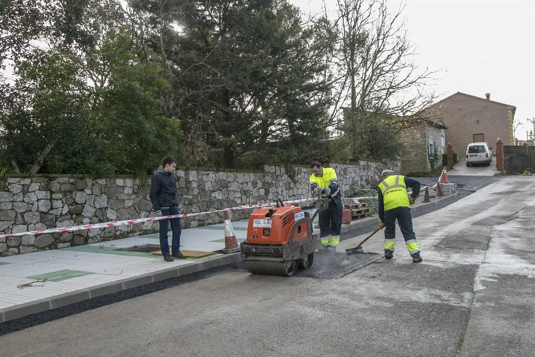 Visita de las autoridades a la zona