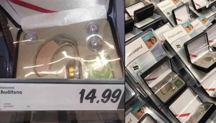 Vitalcontrol se presentaba como un aud&iacute;fono %22ideal para personas con problemas auditivos%22.