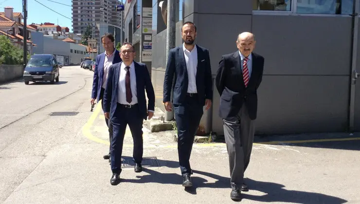 Visita de las autoridades a las obras