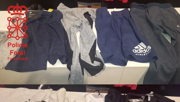 Imagen de la ropa intervenida