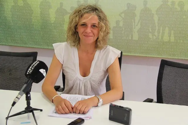 Patricia Portilla en la presentaci&oacute;n de las Fiestas de la Virgen Grande