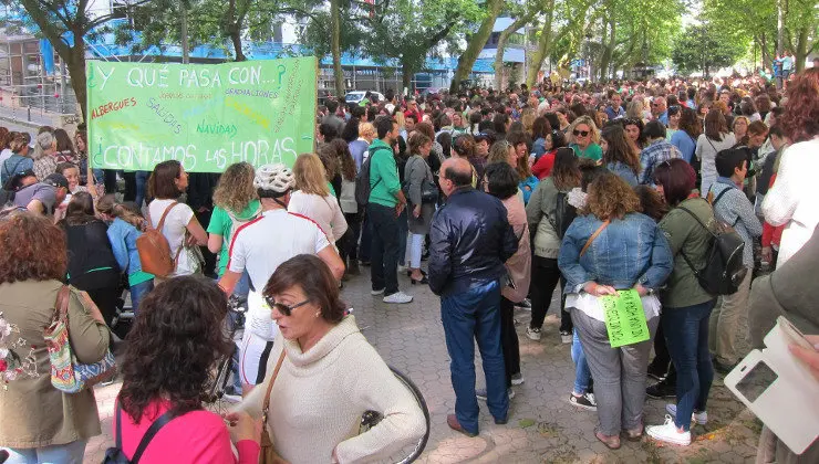 Concentraci&oacute;n de maestros este jueves ante la Consejer&iacute;a de Educaci&oacute;n