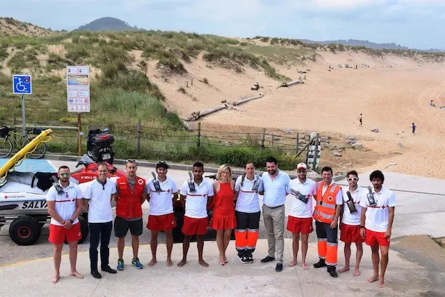 Servicio de salvamento en las playas de Pi&eacute;lagos