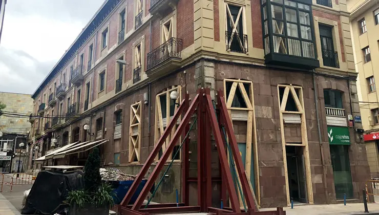 Imagen del estado actual del edificio