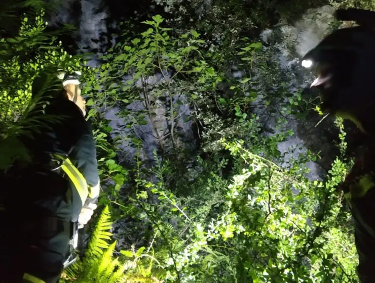 Rescate en la v&iacute;a ferrata