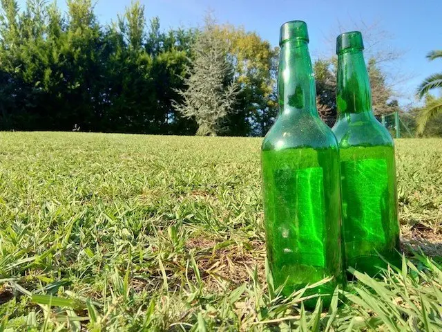 Botellas de sidra asturiana