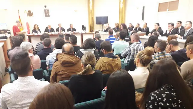 Una imagen de la vista celebrada este martes en el sal&oacute;n de actos de la sede del TSJC