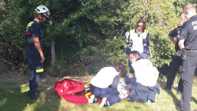 La afectada se encontraba realizando senderismo cuando ha sentido malestar