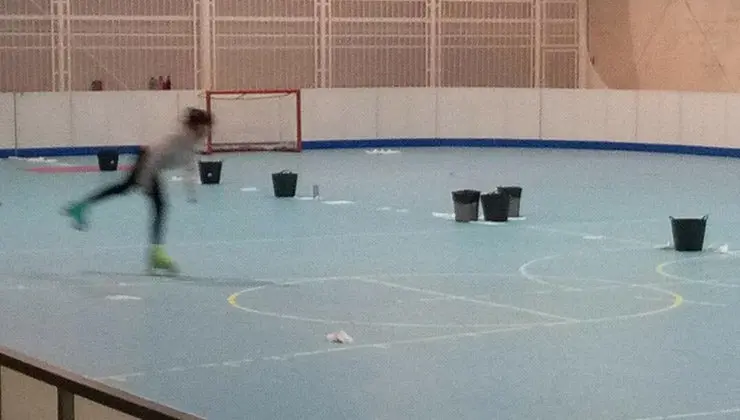 Interior del pabell&oacute;n