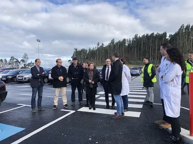 Real visita las obras del edificio