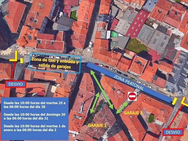 Zona que ser&aacute; peatonal