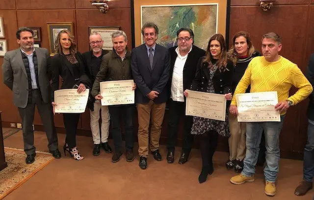 entrega de premios del concurso de escaparates