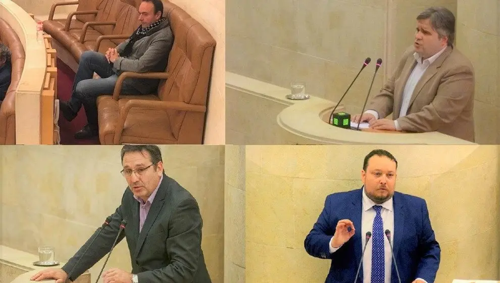 De izquierda a derecha y de arriba a abajo, Blanco, Bolado, Carrancio y G&oacute;mez