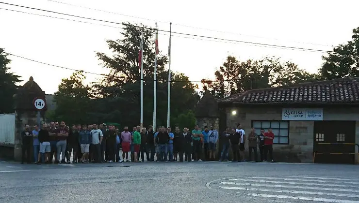 Huelga en la f&aacute;brica de Global Special Steel Products en Los Corrales de Buelna