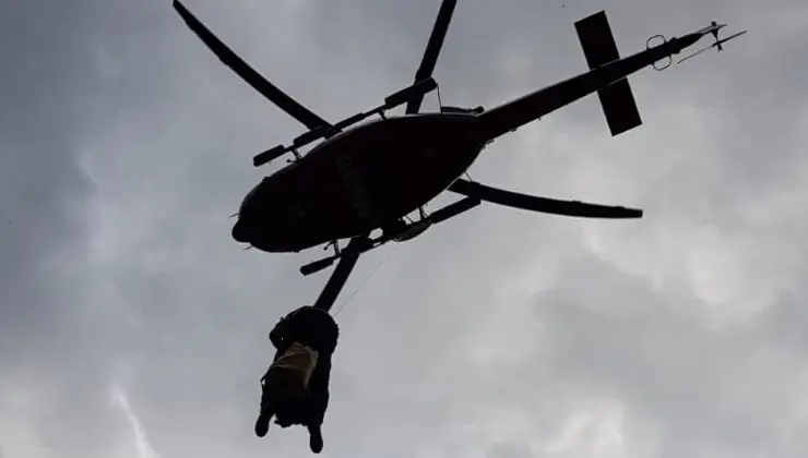 Helic&oacute;ptero del 112 Cantabria