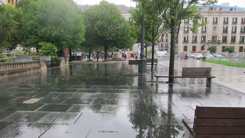 Lluvia en Santander