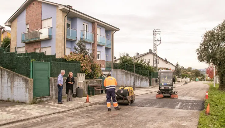 Visita de las autoridades a las obras