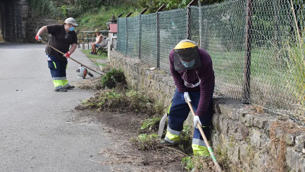 Limpieza de los caminos