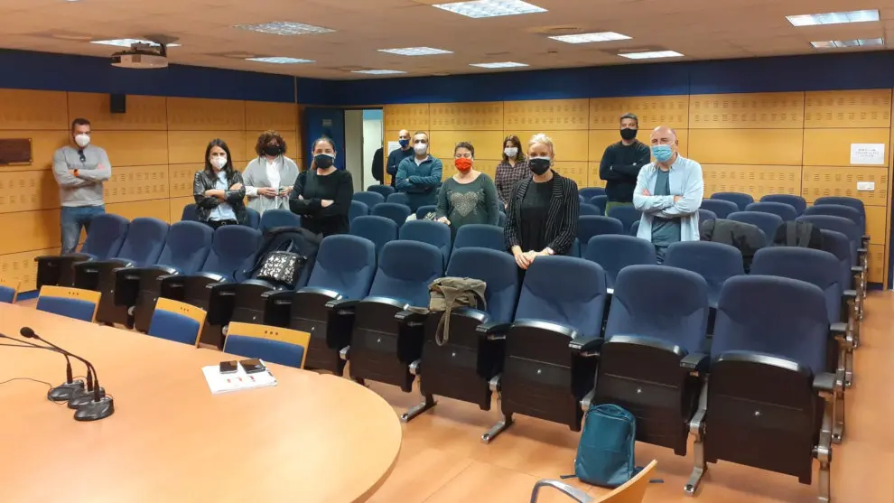 Encierro de los representantes sindicales en la Consejer&iacute;a de Educaci&oacute;n