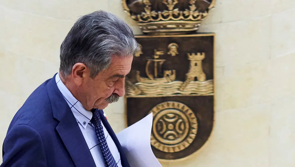 El presidente de Cantabria, Miguel &Aacute;ngel Revilla