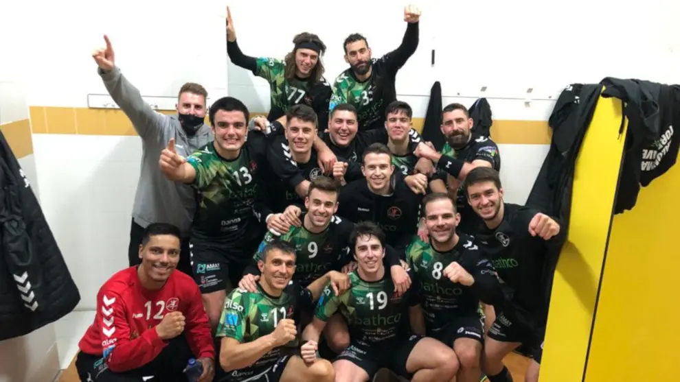 Celebrando la victoria | Foto: BM Torrelavega