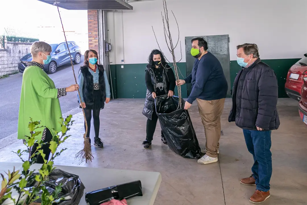 Entrega de árboles en Polanco