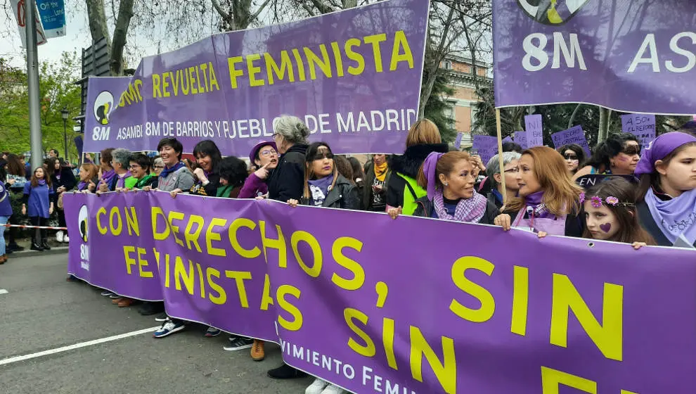 Manifestaci&oacute;n por el D&iacute;a de la Mujer
