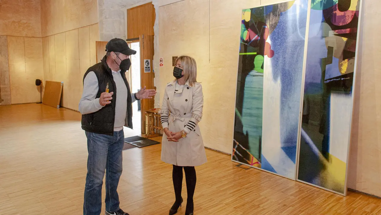 El pintor cántabro Ángel Izquierdo