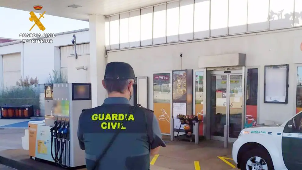 Guardia Civil en el lugar de los hechos