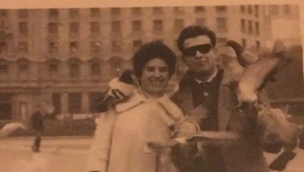  Imagen del padre de Pablo Catalá de joven | Foto- @BuscoPasado