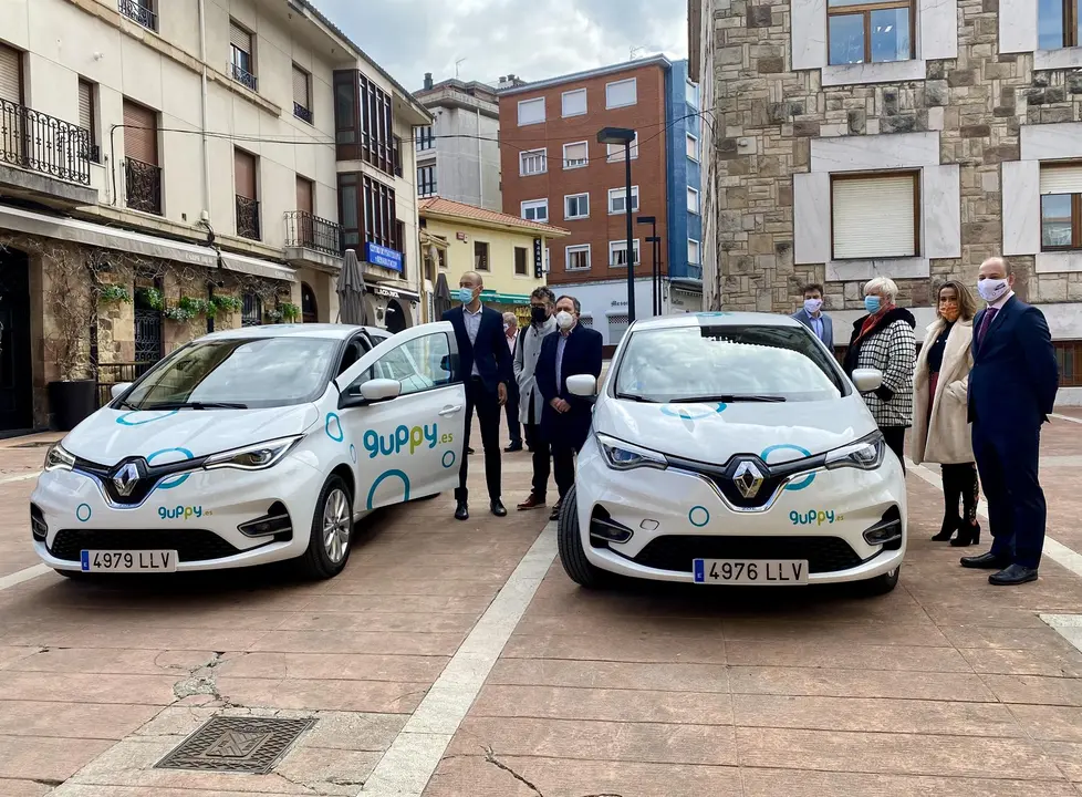 Coches eléctricos de Guppy para el sistema de 'carsharing'
