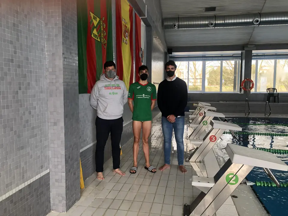 El nadador torrelaveguenses Teo del Riego