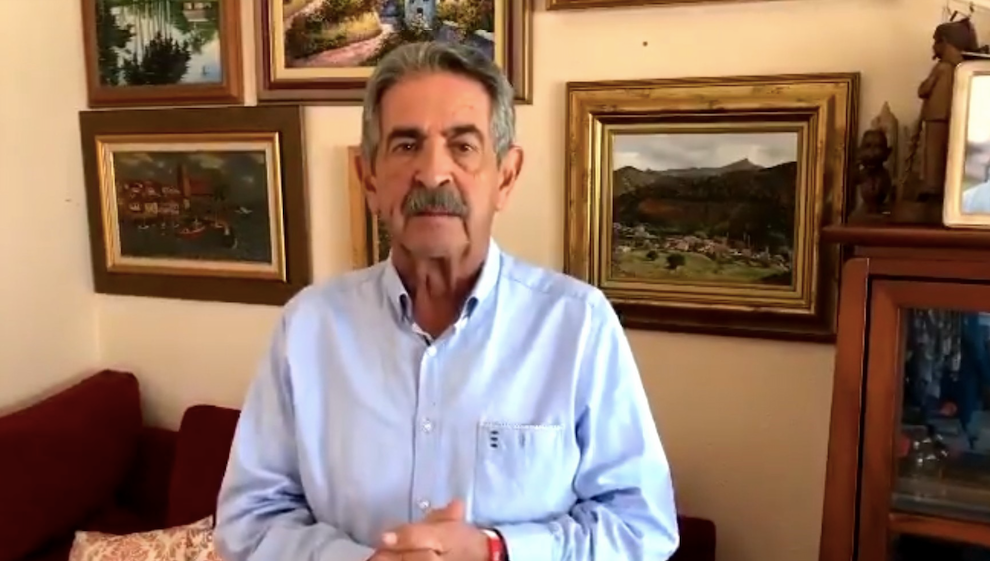 Miguel Ángel Revilla confinado en su casa de Astillero