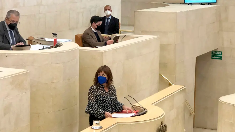Consejera de Empleo en el Parlamento