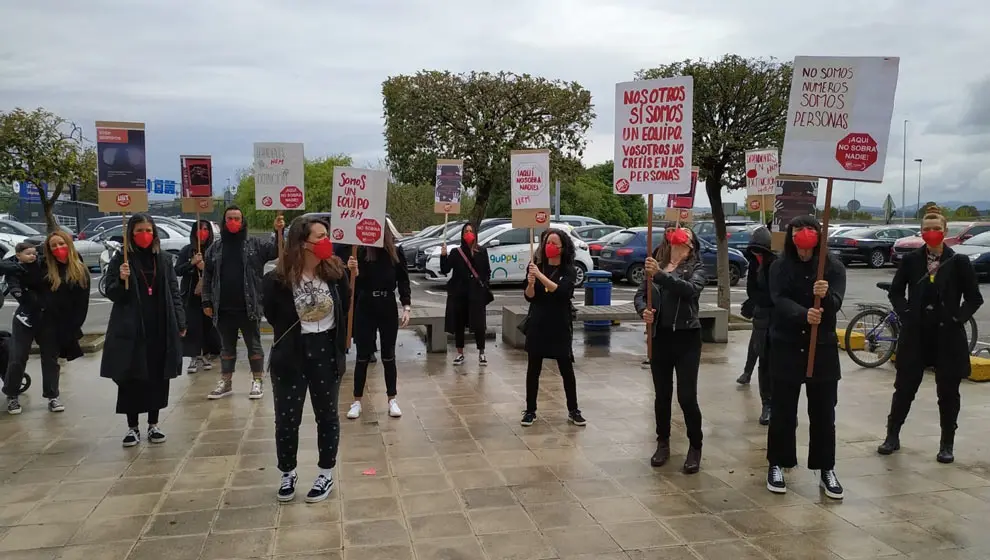 Los trabajadores de H&M en Valle Real