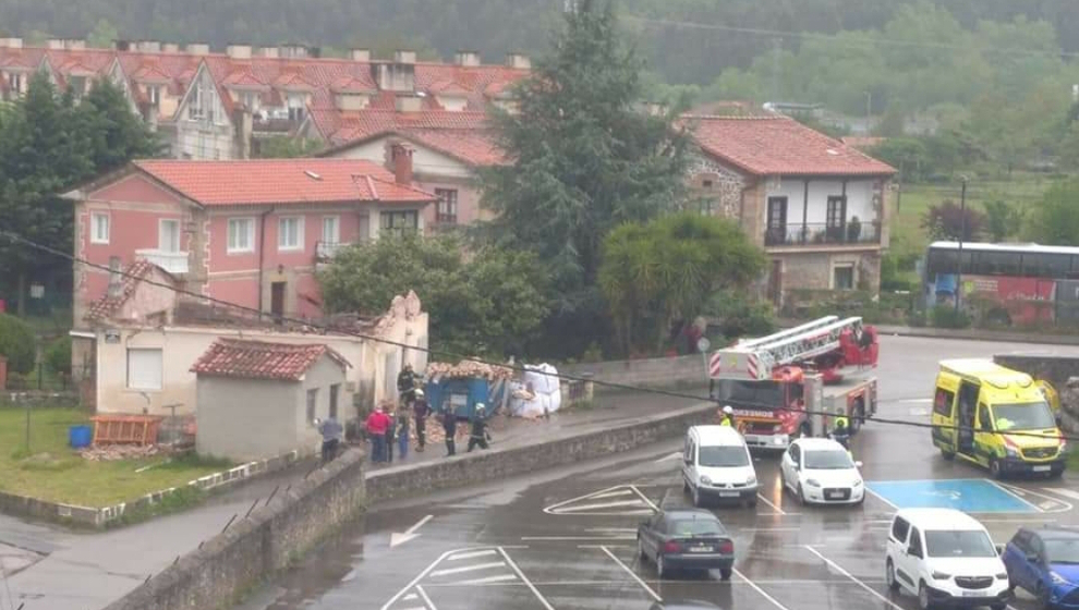 Imagen de la casa afectada