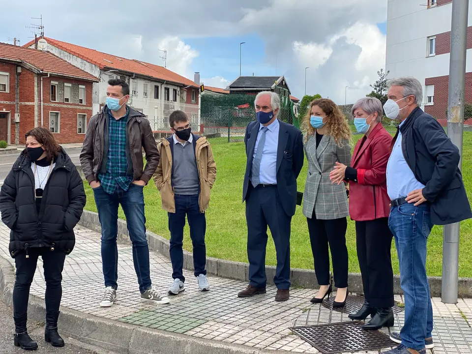 Delegada del Gobierno con alcaldesa en Polanco