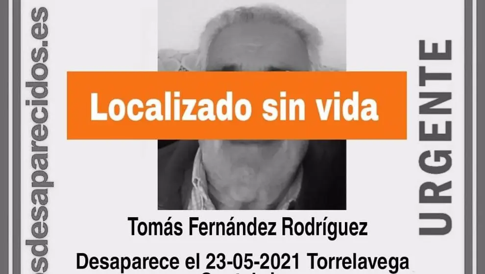 Detalle del cartel difundido por SOS Desaparecido