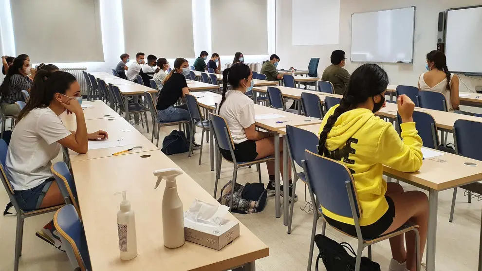 Prueba de la EBAU de 2020.