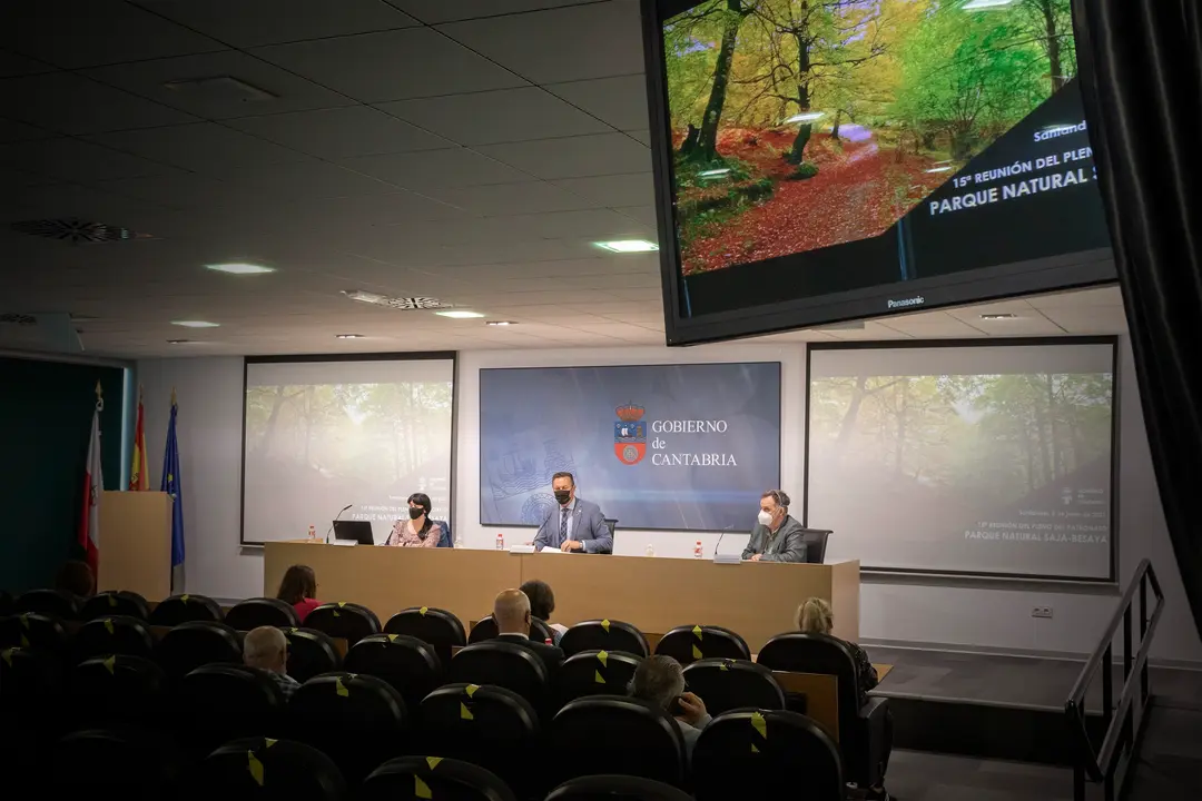 El consejero de Desarrollo Rural, Ganader&iacute;a, Pesca, Alimentaci&oacute;n y Medio Ambiente, Guillermo Blanco, preside el patronato del Parque Natural Saja-Besaya