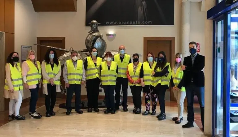 Los integrantes de la VII lanzadera de empleo de Pi&eacute;lagos visitan los Talleres Or&aacute;n