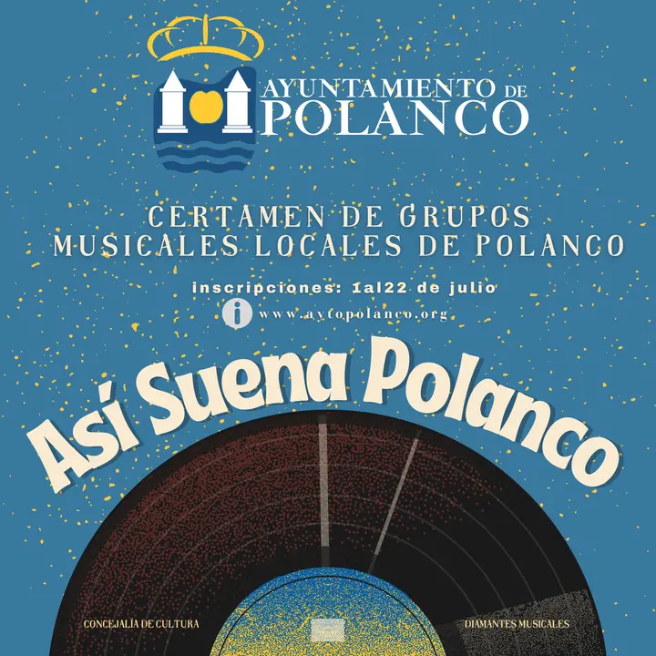 Cartel promocional de la actividad 'As&iacute; suena Polanco'