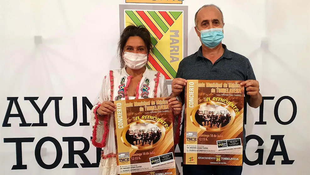 Presentación del concierto que dará la Banda Municipal de Música de Torrelavega en el TMCE