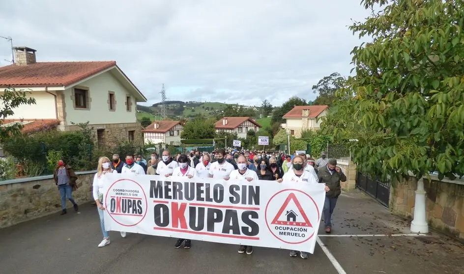 Movilización contra los okupas