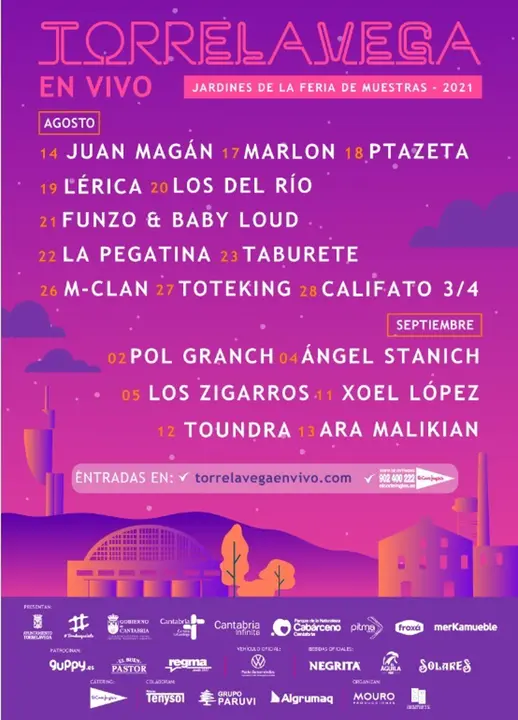 Cartel de Torrelavega en Vivo