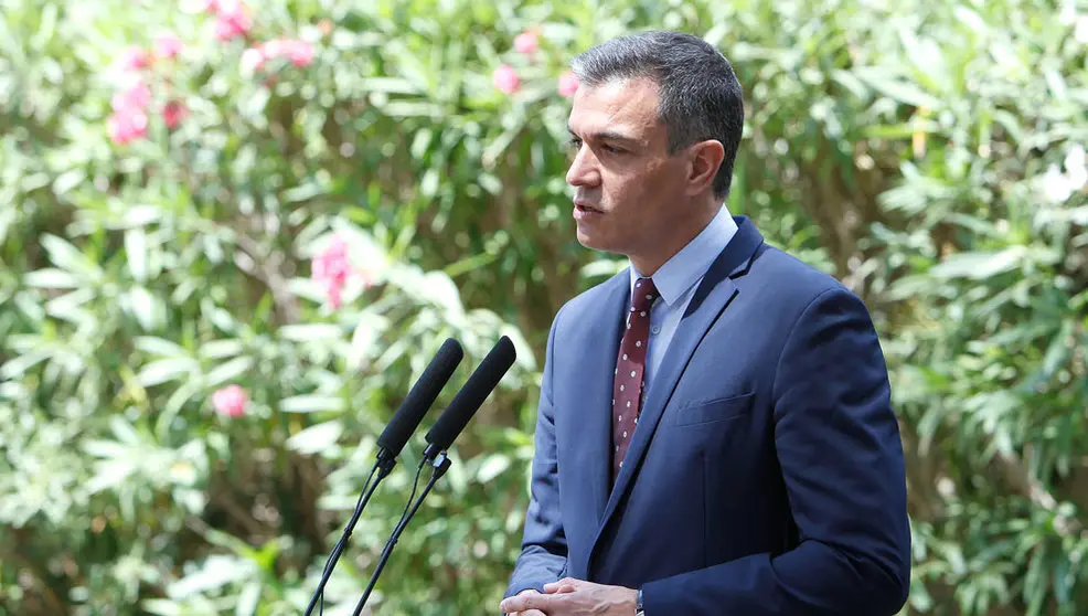 El presidente del Gobierno, Pedro Sánchez