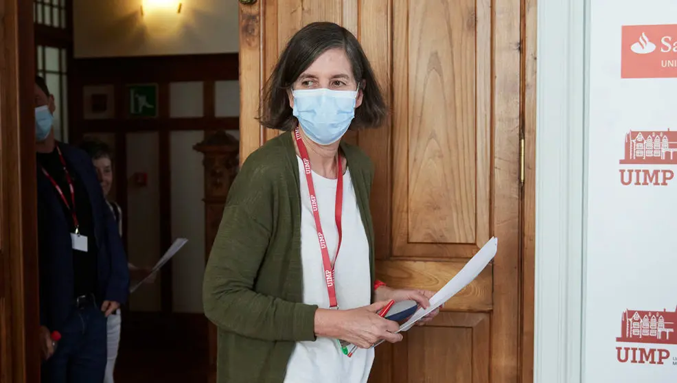 La rectora de la Universidad Internacional Menéndez Pelayo, María Luz Morán